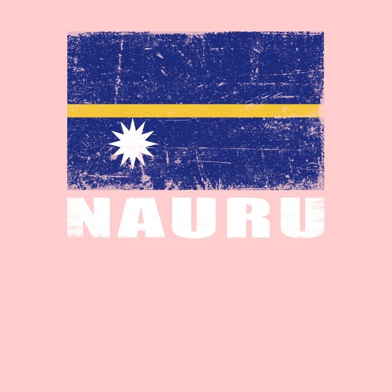 Drapeau de Nauru Grunge Drapeau de Nauru