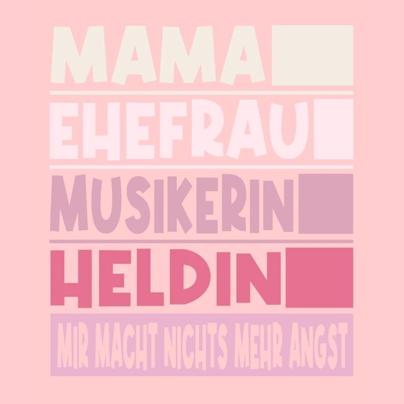 Musikerin Mama Ehefrau Heldin
