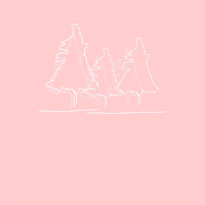 Baum Wald Lineart