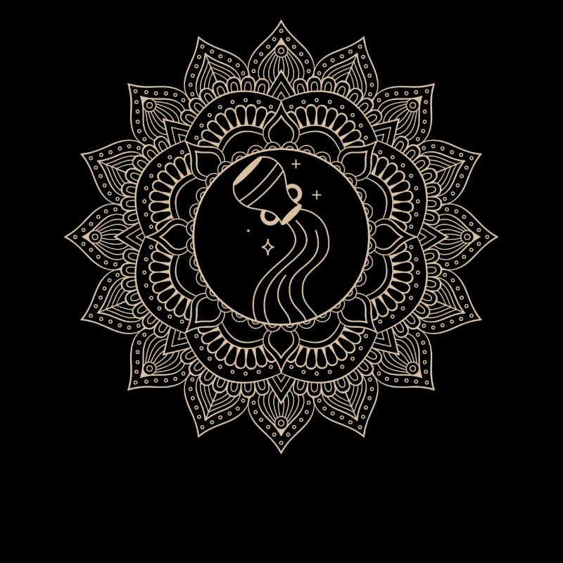 Wassermann Sternzeichen Mandala