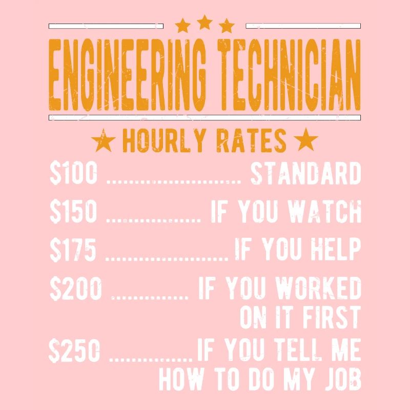 Engineering technician hourly wage