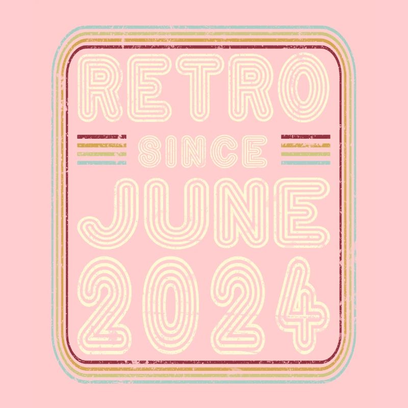 Geburtstag Juni 2024 Retro Geschenk