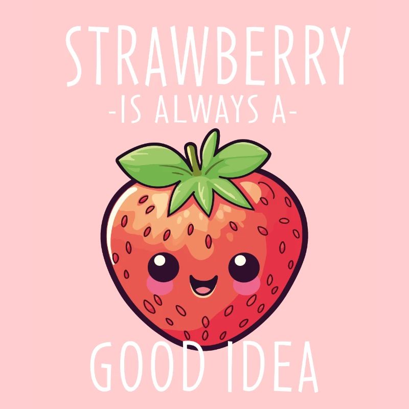 Erdbeere Kawaii