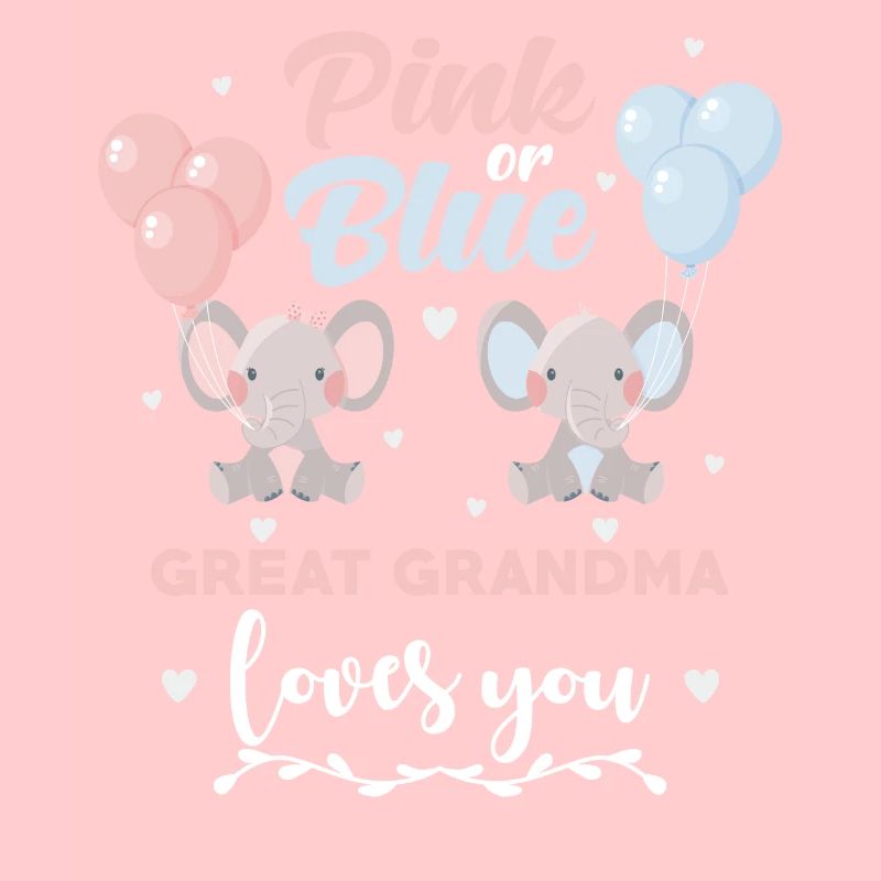 Rosa Oder Blauer Urgroßmutter Elefant
