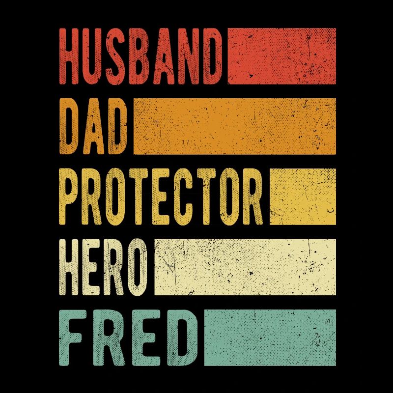 Fred Name Papa Geschenk