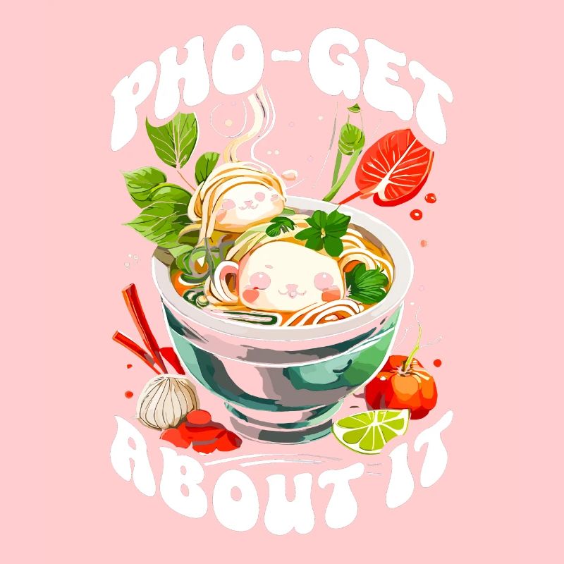 Pho Suppe Vietnamesisches Essen Pho-get Über Kawaii