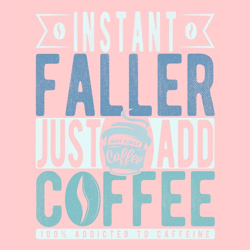Instant Faller Einfach Kaffee hinzufügen
