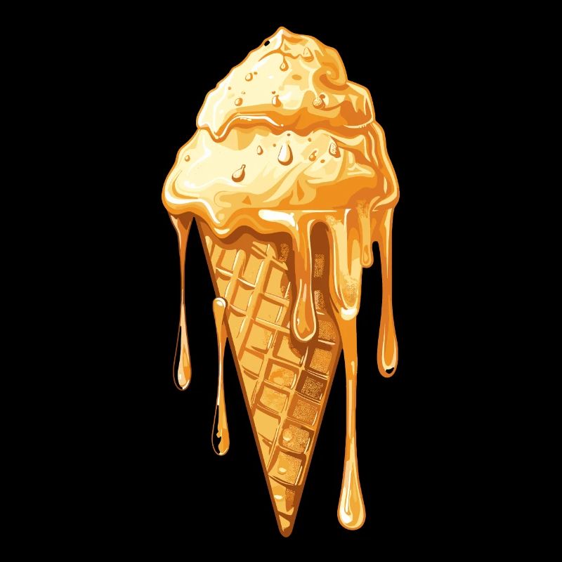 Verschmolzenes Eiscreme Wunder