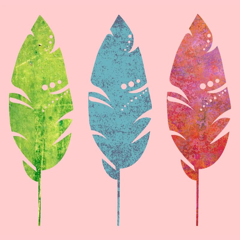 Three tender feathers