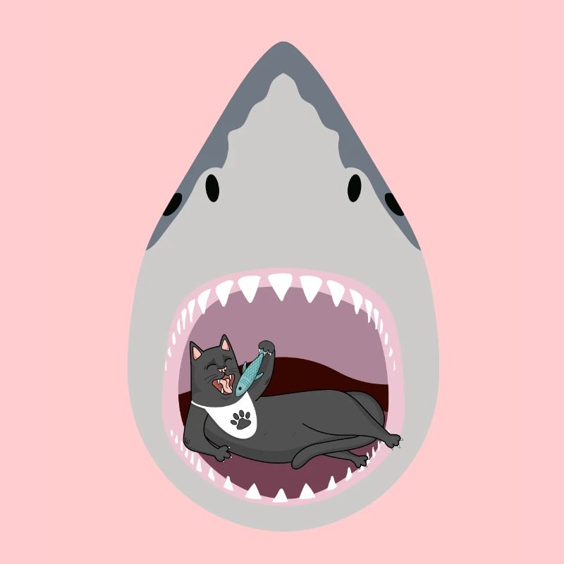 Chat mangeur de requins