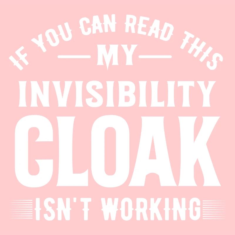 My invisible coat doesn't work