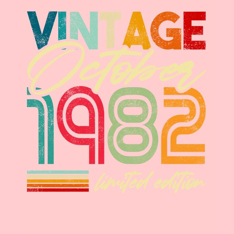 Vintage Birthday October 1982 Gift Idea