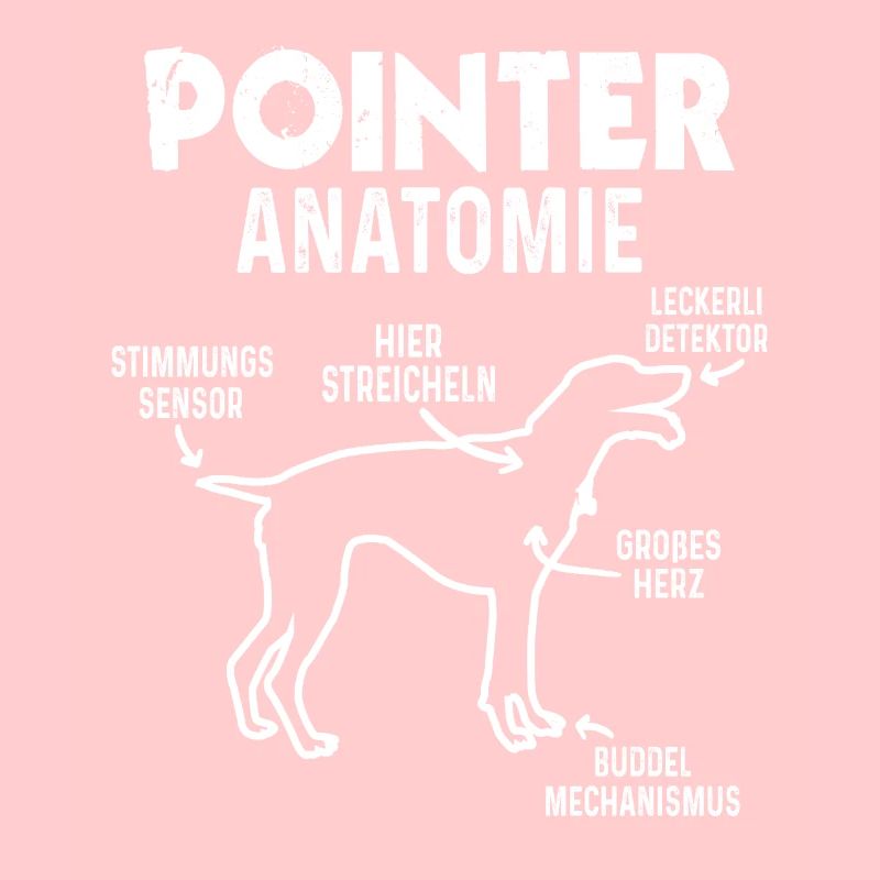 Pointer Anatomie Hundebesitzer Lustig Hunde