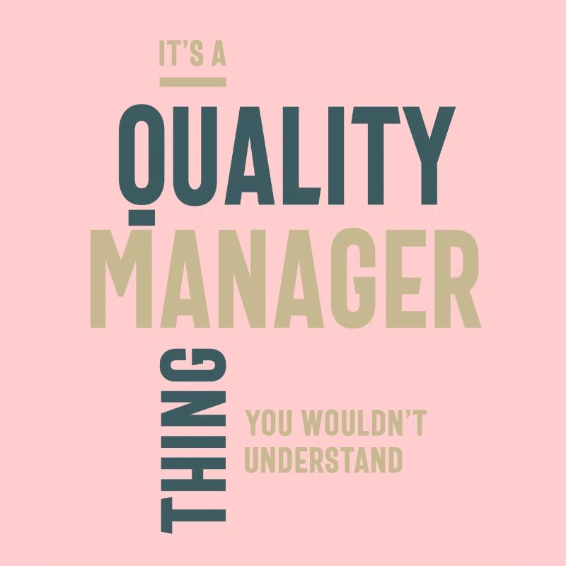 Es ist ein Qualitätsmanager-Ding Berufsbezeichnungsgeschenk