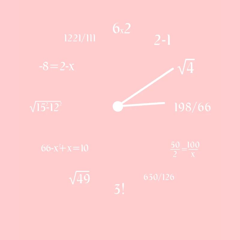 Math Clock Drôle Math Clock Math Meme