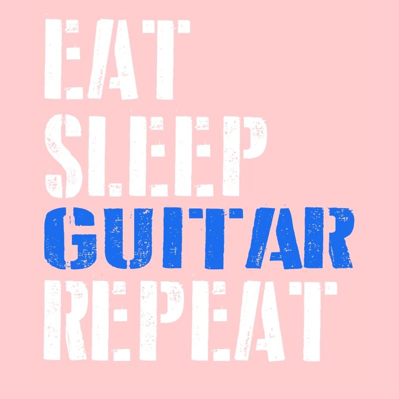 Manger. Dormir. Guitare. Répéter.
