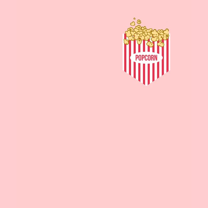 Brusttasche Popcorn Geschenk