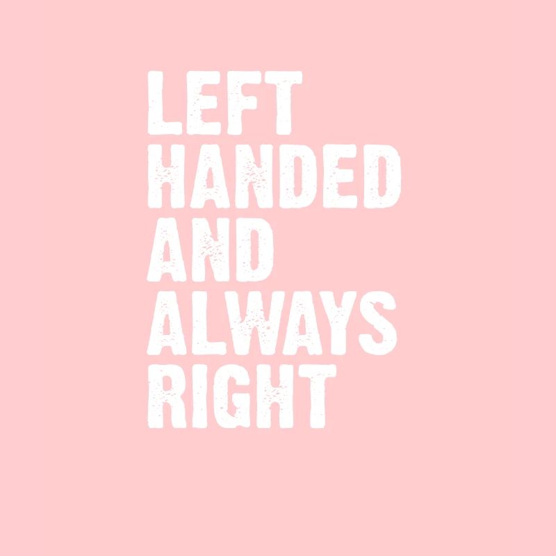Linkshänder Linkshand Spruch Geschenk