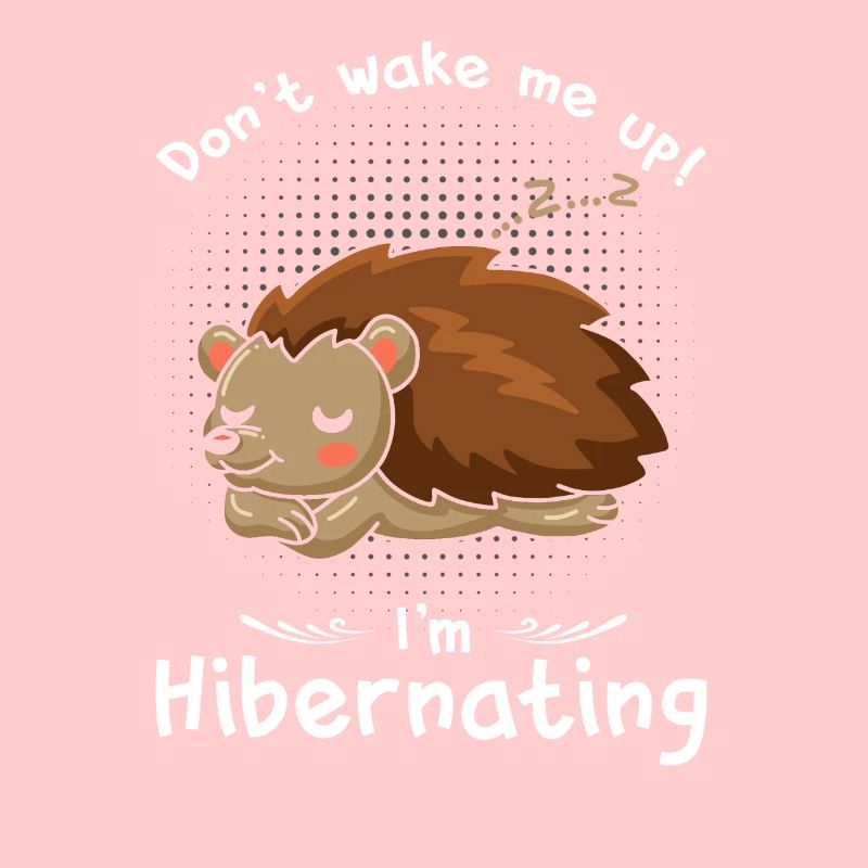 Winterschlaf Weck mich nicht Igel