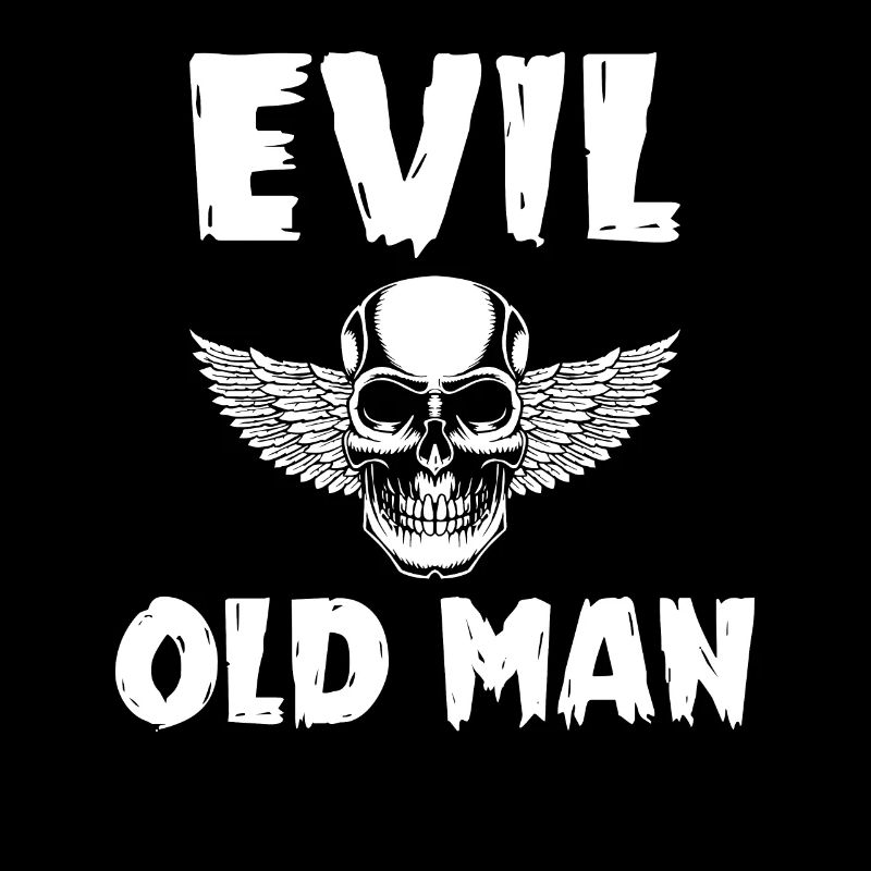 Evil old man The Evil Old Man Skull