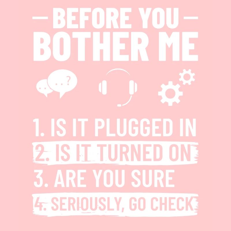 Tech Support IT Technischer Hilfe Helpdesk