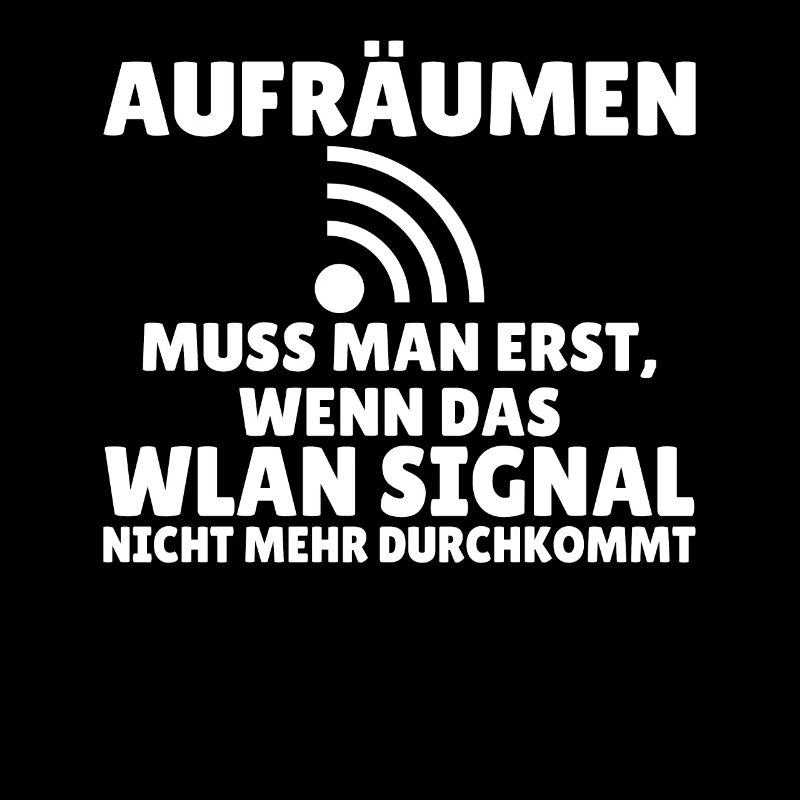 WLAN Signal Programmierer Sprüche Gamer