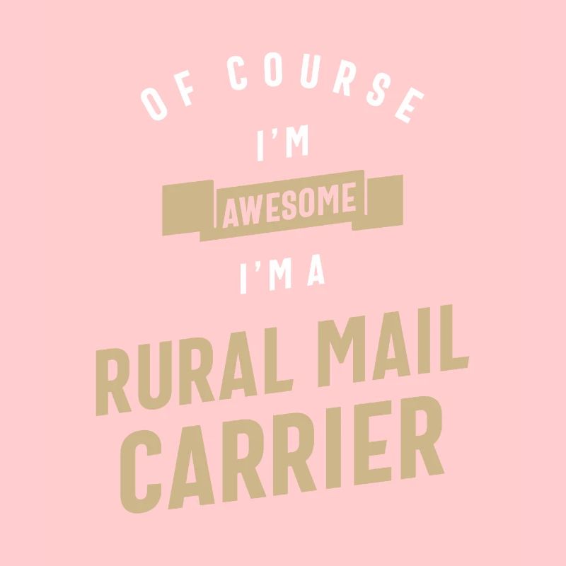 Ländlicher Postbote Job Beruf Geburtstagsarbeiter