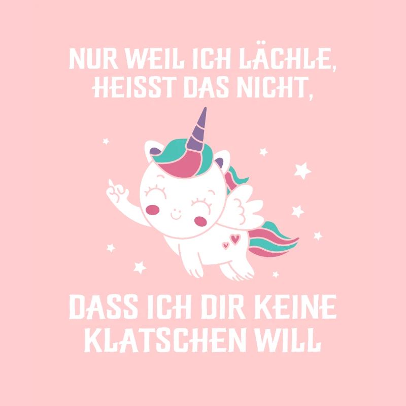 Nur weil ich lächle klatschen Ohrfeige