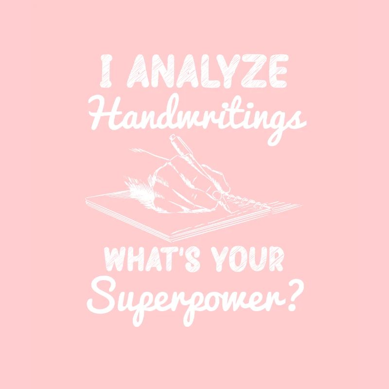 I analyze reading handwriting