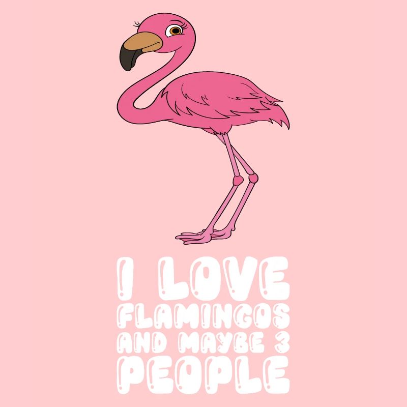 Funny flamingo graphics