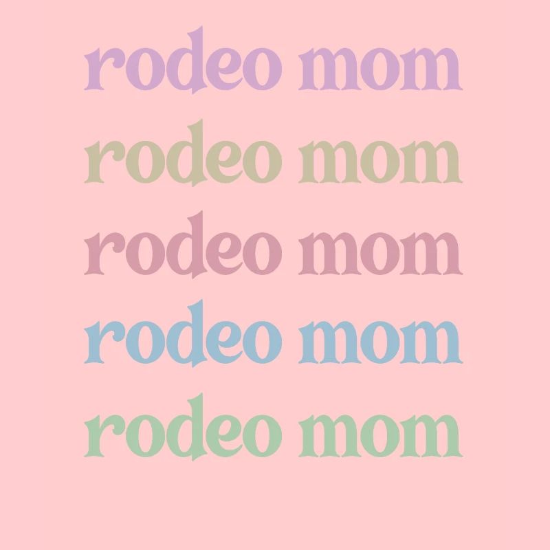 Stolze Rodeo Mama Rodeo-Reiter Mutter Geschenk