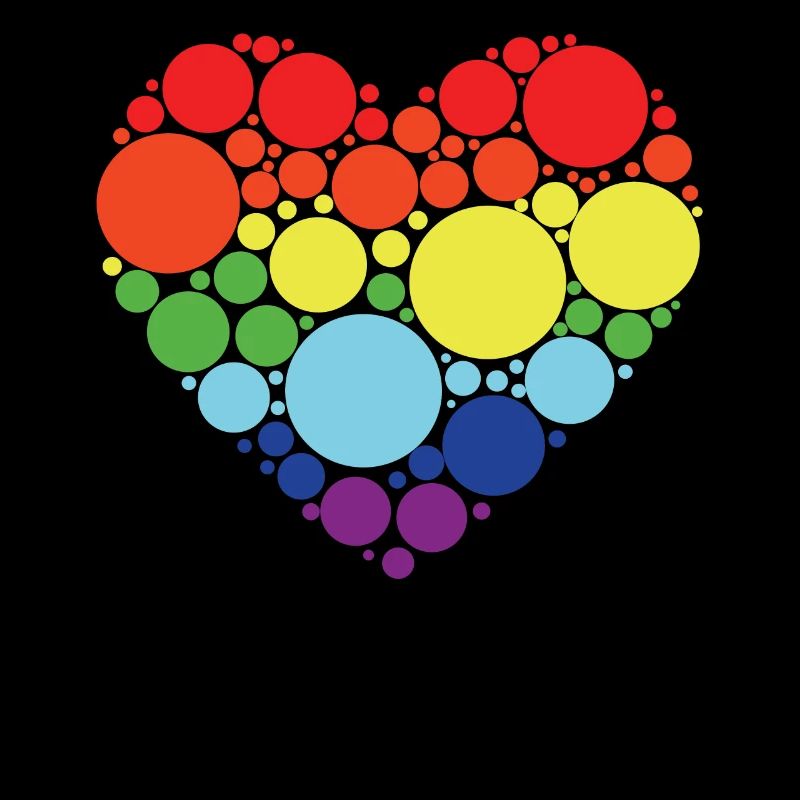 Art Pattern Heart Coloré Journée internationale des points