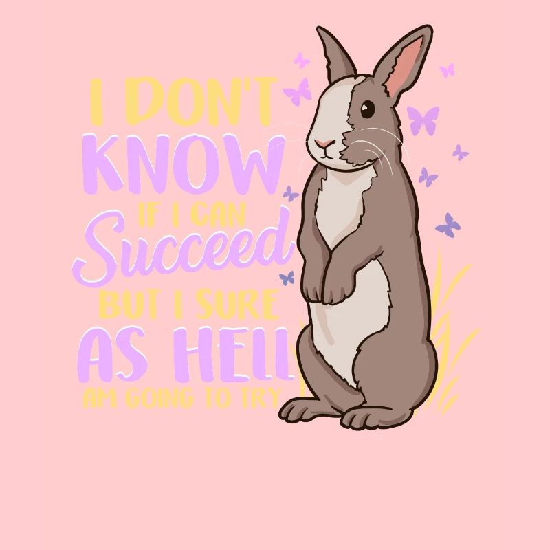 Cute ambitious rabbit challenge