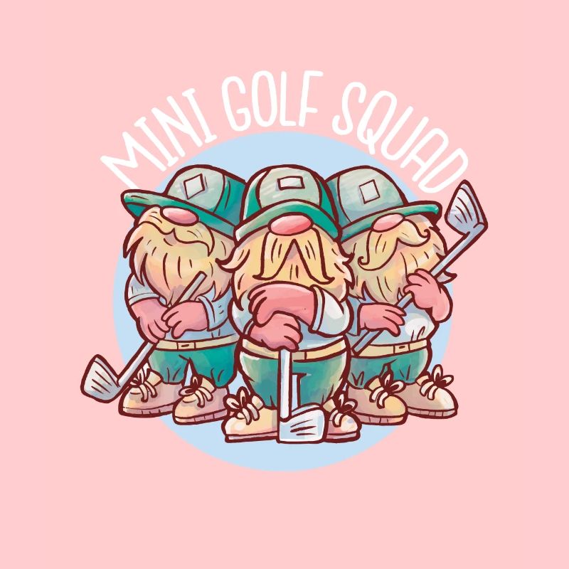Minigolf Zwerge Gnome Golf Squad