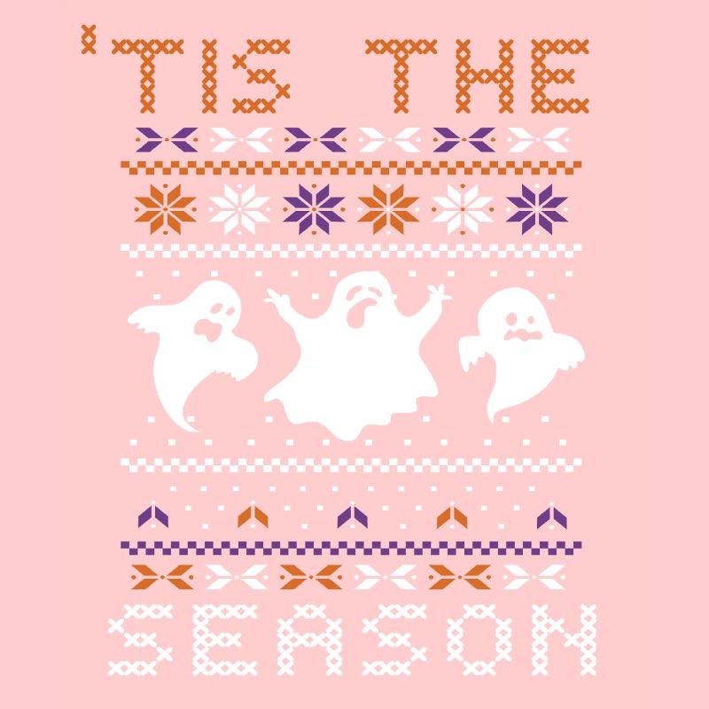 Stitch Pattern Ghost Creatures Season Halloween