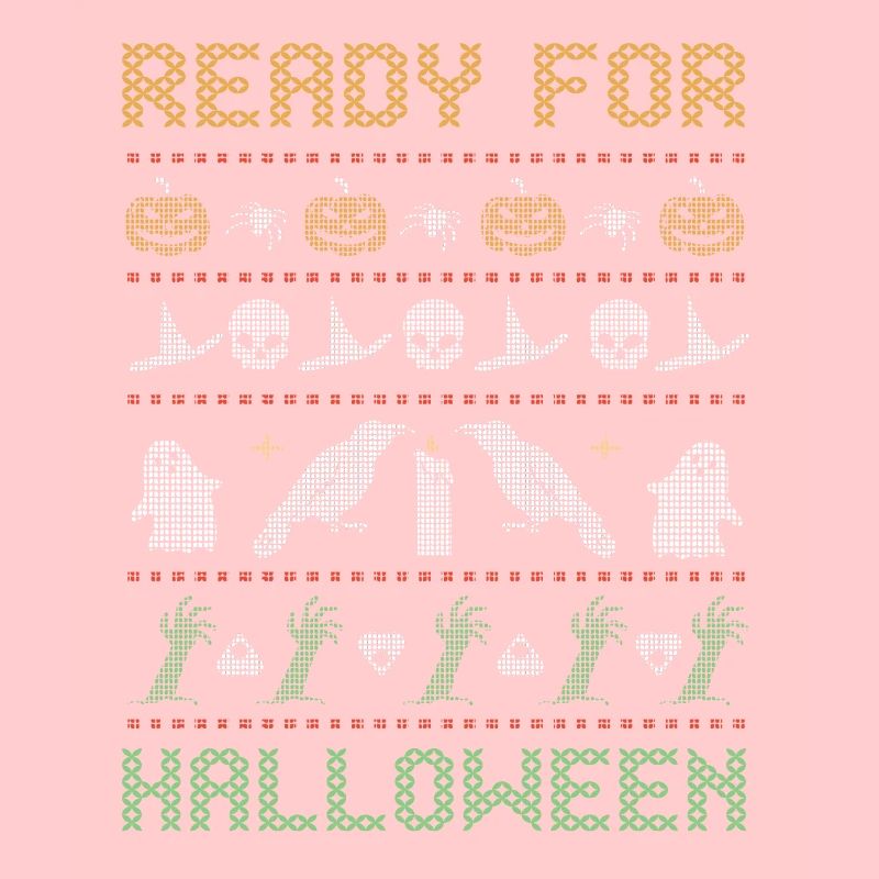 Stitch Pattern Horror Creatures Ready Halloween