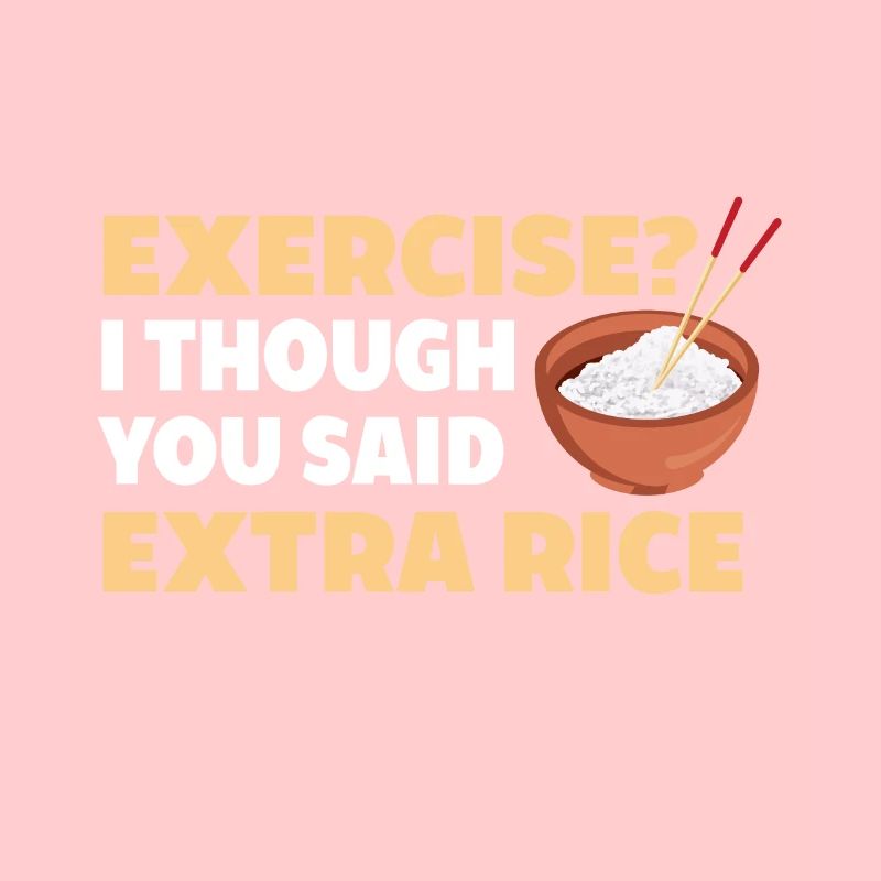 Exercice Je pensais que vous aviez plus de riz plus drôle