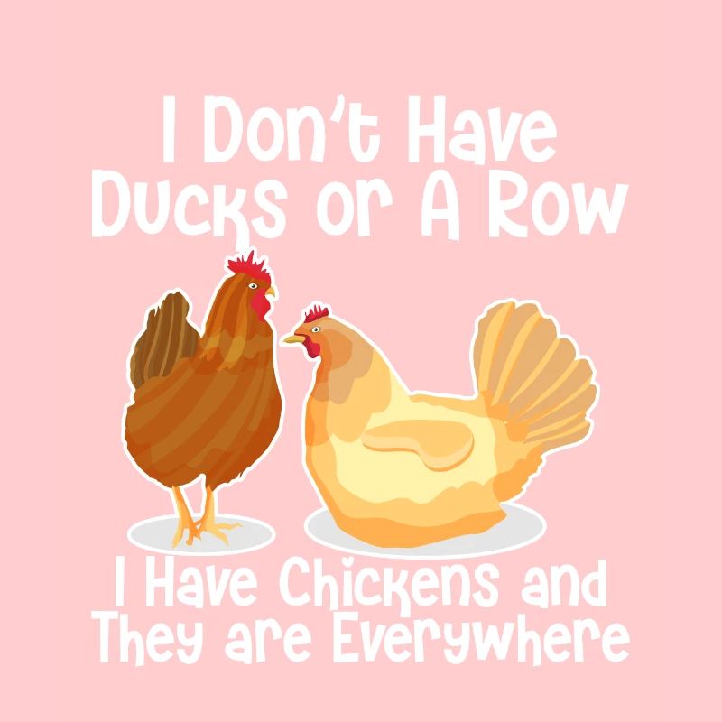 Je n’ai pas de canards ou une rangée, j’ai des poulets
