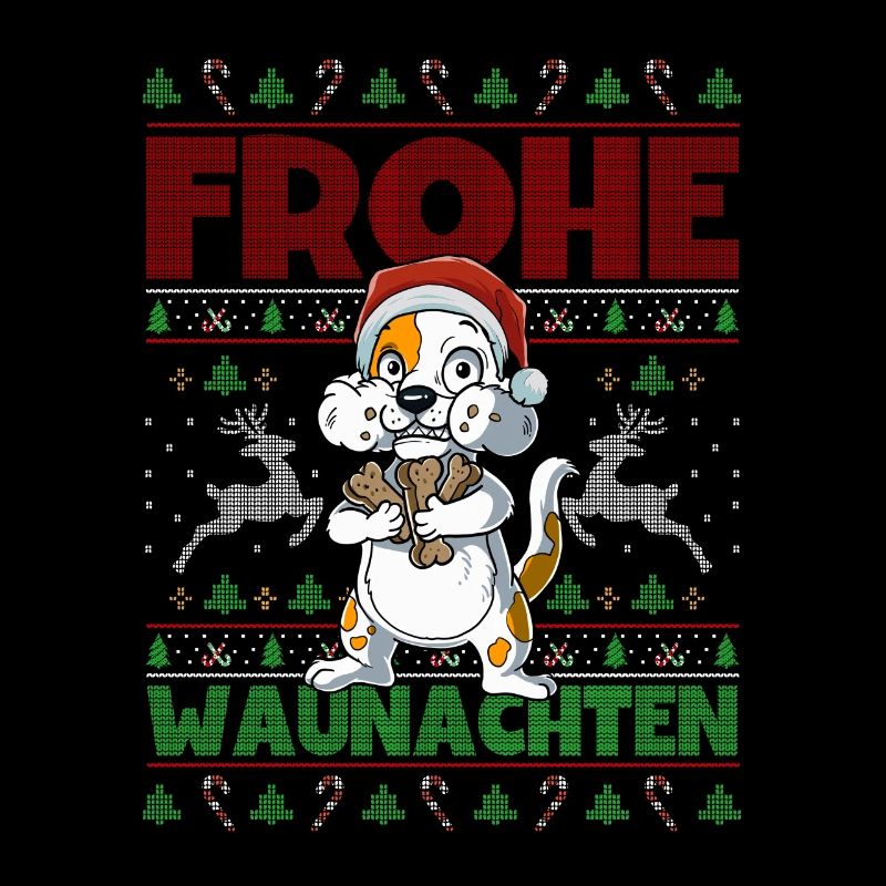 Frohe Weihnachten Hund