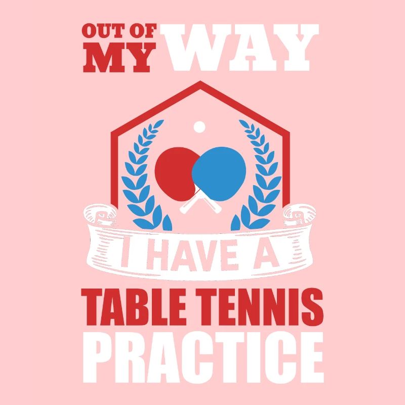 Funny table tennis player saying