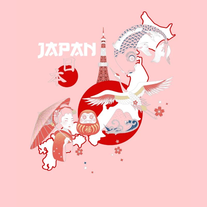 Cooles Japan Tradtions Design