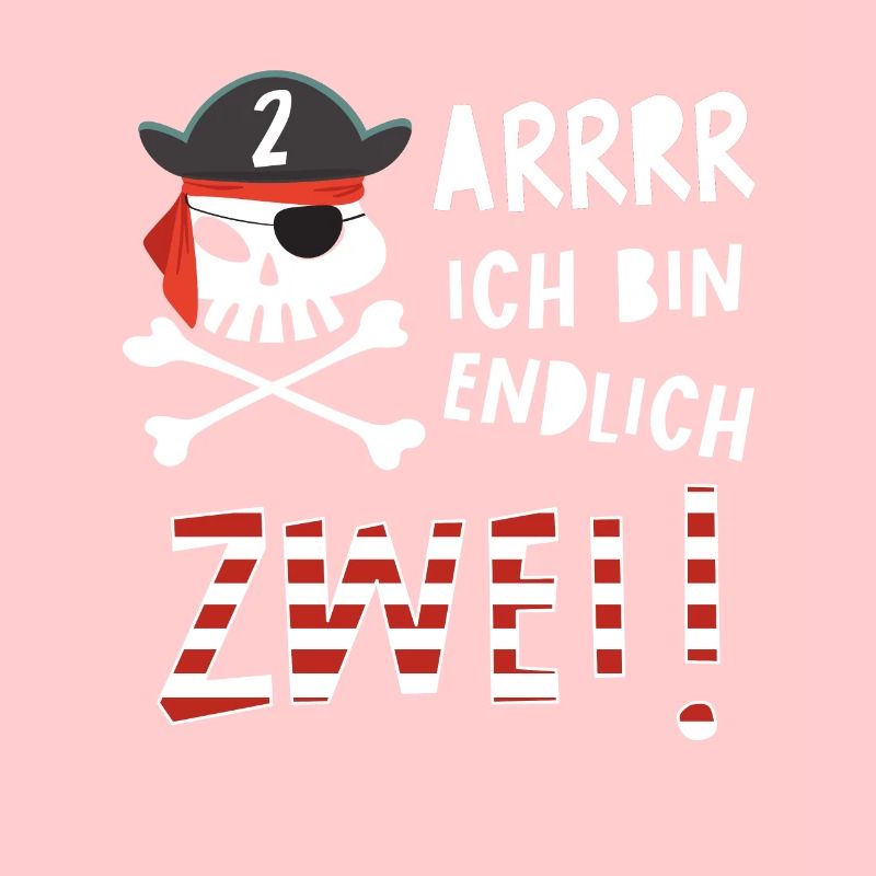 Ich bin Zwei 2 / Pirat Geburtstag Party Geschenk