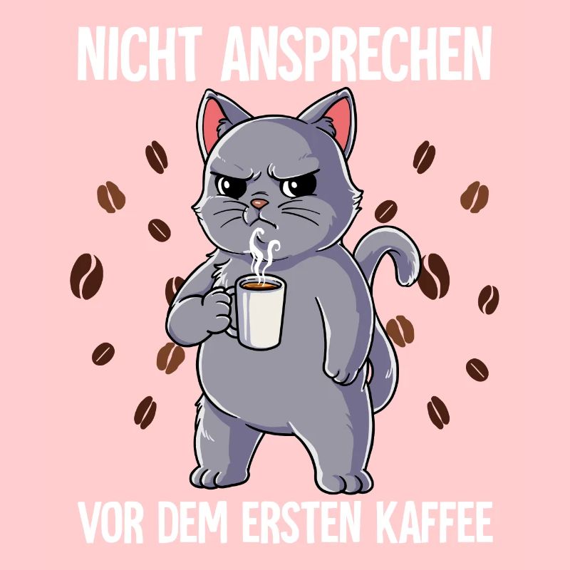 Nicht Ansprechen Vor Dem Ersten Kaffee Katze