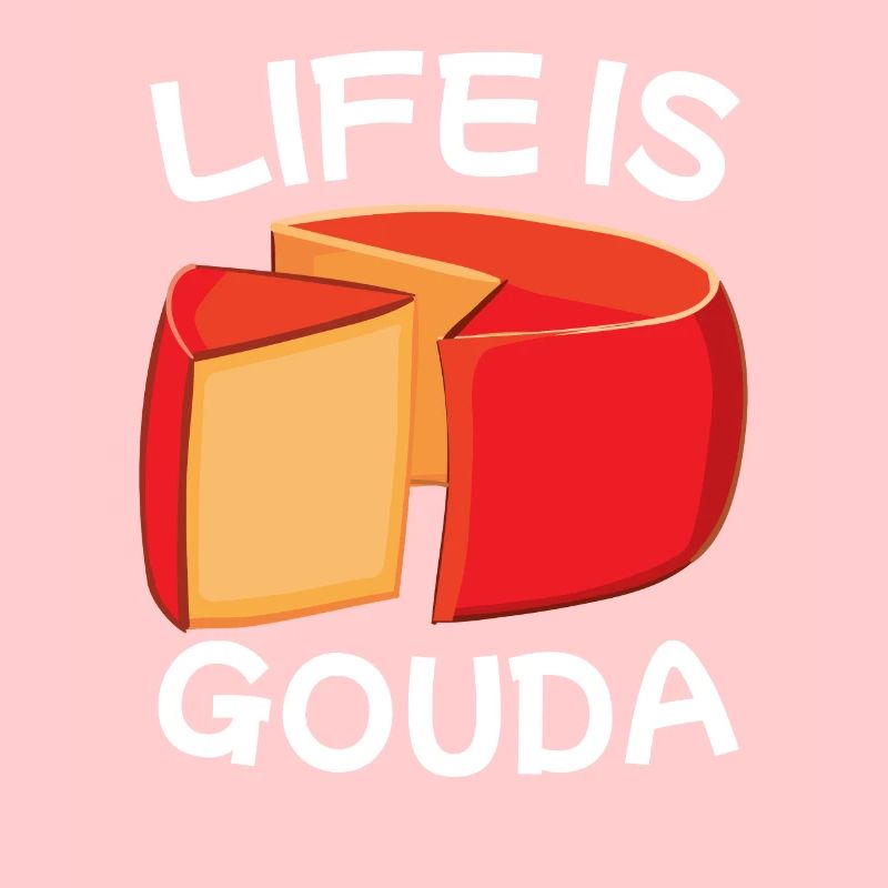 Gouda cheese piece