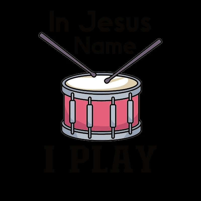 Drum Player Jesus Drum set Pick Jesus Drums Player