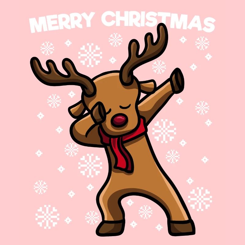 Dabbing Weihnachtsmann Merry Christmas