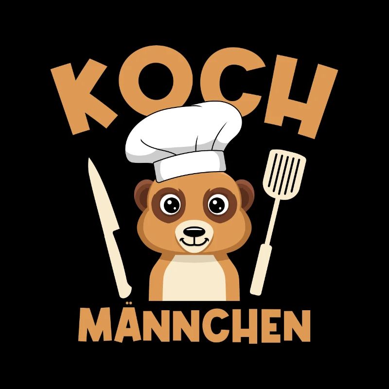 Erdmännchen Küchenchef Chefkoch Koch Kochen