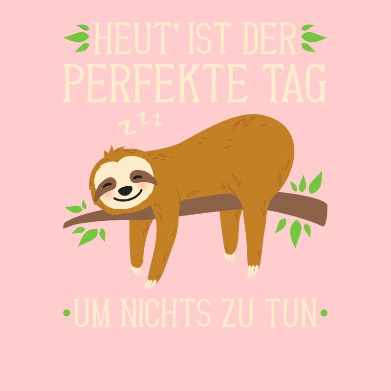 Faultier Nichts Tun Sloth Langschläfer Nachthemd