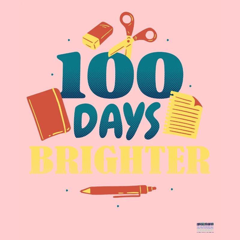 Bücher Stift 100. Tag heller 100 Tage Schule