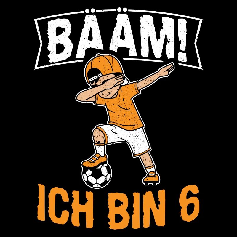 BÄÄM Ich bin 6 Dabbing Geburtstagsshirt 6 Jahre Ju